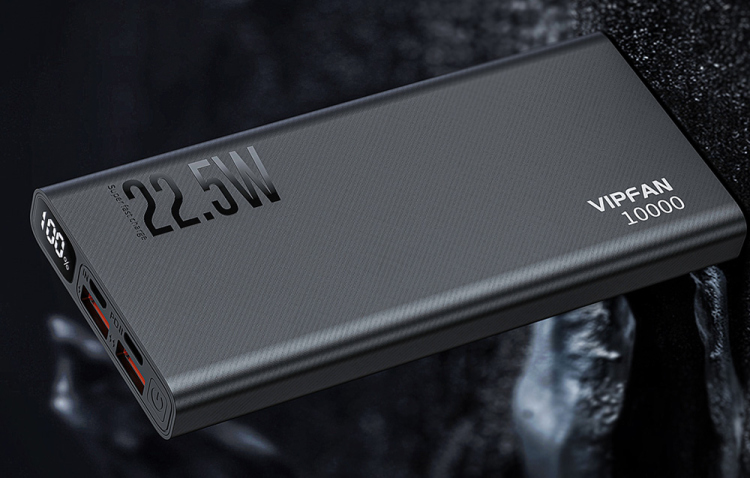 VIPFAN F06 POWERBANK 10000MAH 22.5 + PD20W DIGITAL DISPLAY