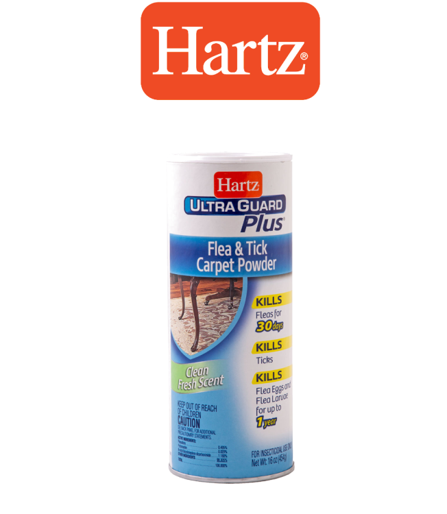 مسحوق السجاد البراغيث والقراد Hartz® UltraGuard Plus®