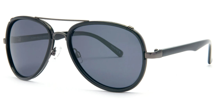 EyeframesInt-DY-PL113969, Plastic Polarized Sunglasses, Assorted Colors 