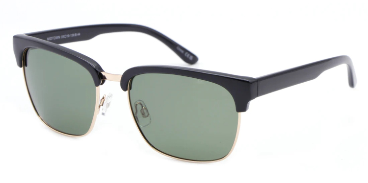 EyeframesInt-DY-PL-Midt, Retro Square Sunglasses, Assorted Colors 