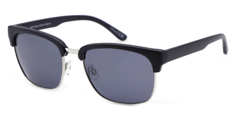 EyeframesInt-DY-PL-Midt, Retro Square Sunglasses, Assorted Colors 