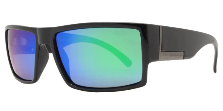 EyeframesInt-DY-PL-Riv, Flat Top Rectangular Sport Sunglasses, Assorted Colors