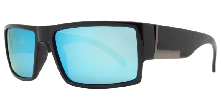 EyeframesInt-DY-PL-Riv, Flat Top Rectangular Sport Sunglasses, Assorted Colors