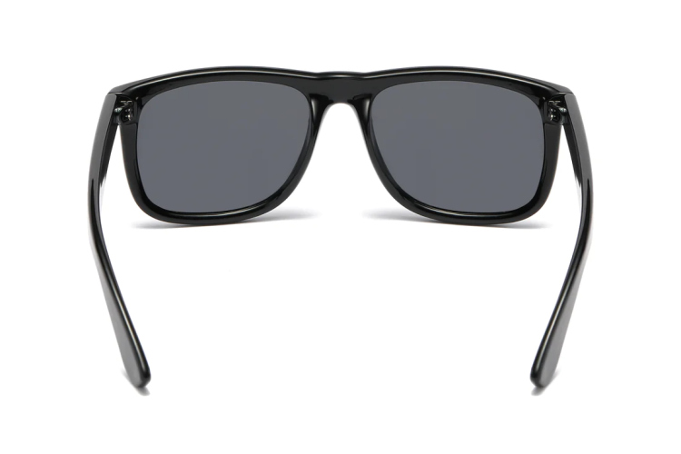 EyeframesInt-DY-PL117619, Shinny Black - Classic  Sport Sunglasses