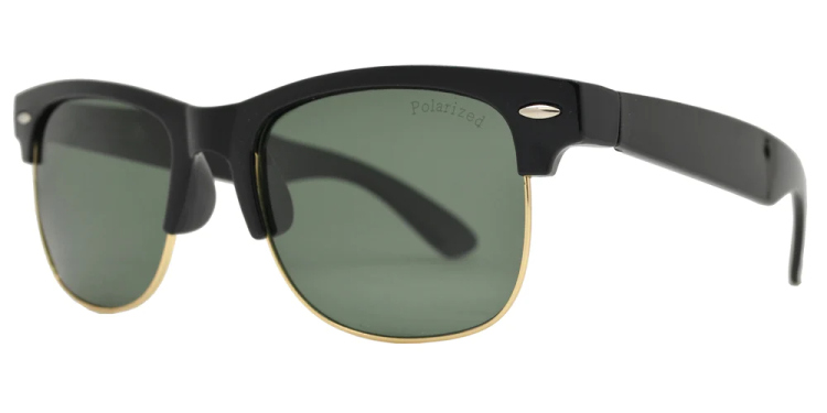 EyeframesInt-DY-PL117583, Classic Half Rimmed  Sunglasses, Assorted Colors 