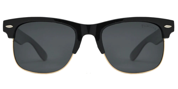 EyeframesInt-DY-PL117583, Classic Half Rimmed  Sunglasses, Assorted Colors 