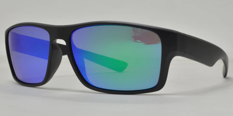 EyeframesInt-DY-PL115195 , Polarized 1.1 MM Plastic Sports Sunglasses, Assorted Colors