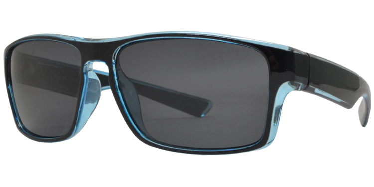 EyeframesInt-DY-PL115195 , Polarized 1.1 MM Plastic Sports Sunglasses, Assorted Colors