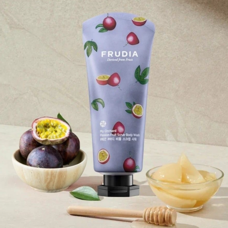 FRUDIA, My Orchard Passion Fruit Scrub Body Wash 