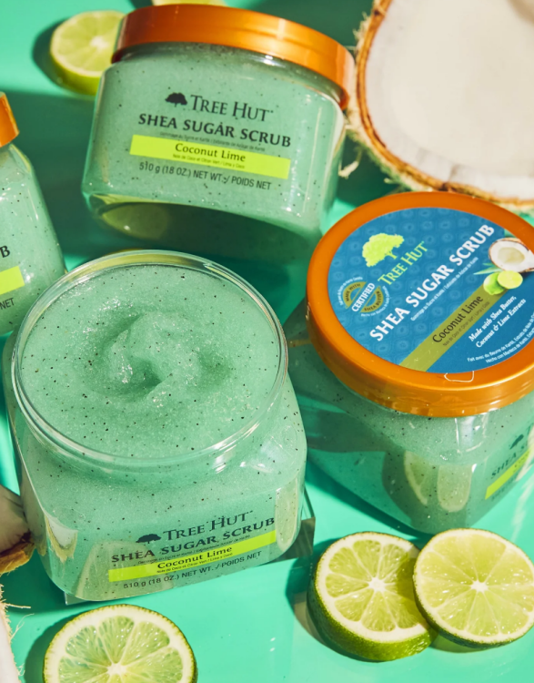 Tree Hut, Coconut Lime Shea Sugar Scrub