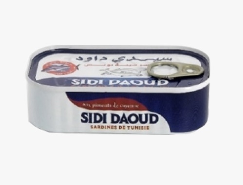 سيدي داود سردين حار 120غم