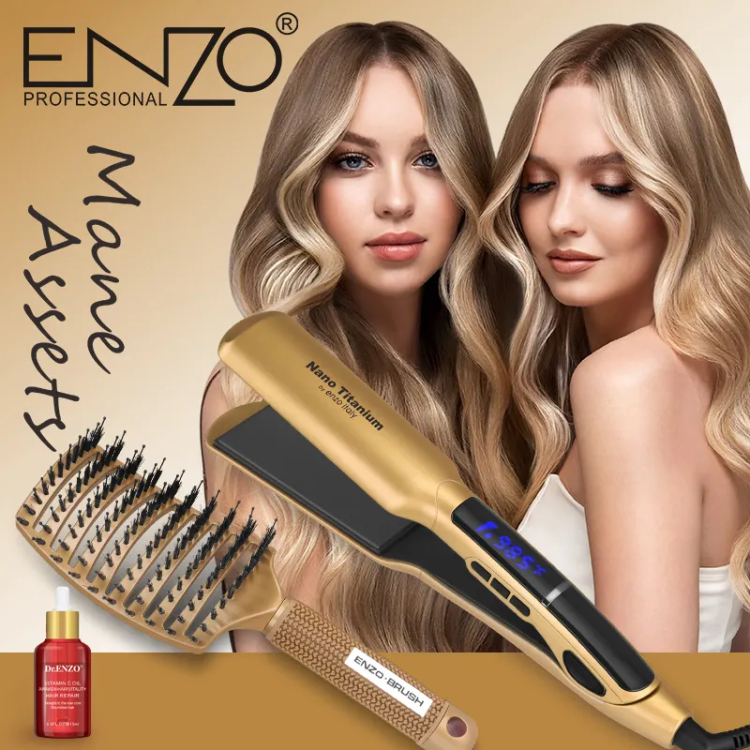 فرشاة شعر حرارية إنزو بروفيشنال موديل EN-303AS