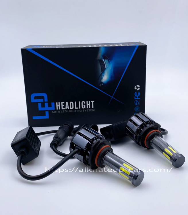 لمبات LED جديد 8 شمعات  led head light 8 Sides