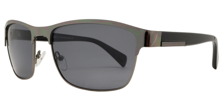 EyeframesInt-DY-PL115328 - Sport Metal Polarized Sunglasses, Assorted Colors