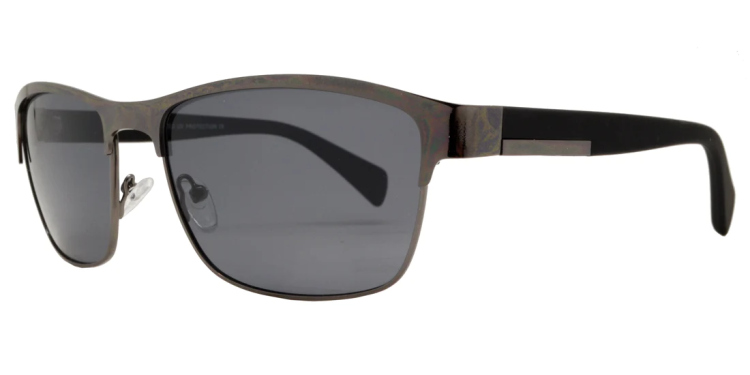 EyeframesInt-DY-PL115328 - Sport Metal Polarized Sunglasses, Assorted Colors