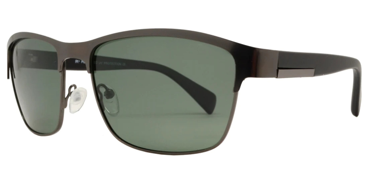 EyeframesInt-DY-PL115328 - Sport Metal Polarized Sunglasses, Assorted Colors