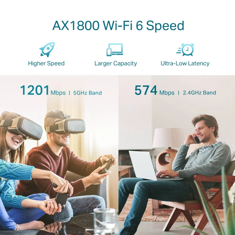 TP-Link AX1800 Wi-Fi Range Extender RE605X