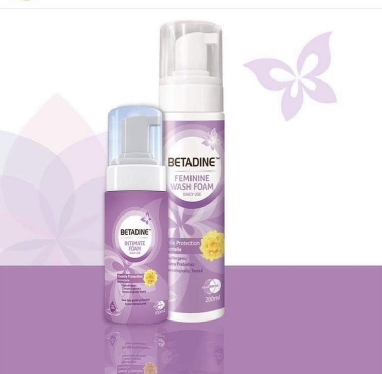 غسول BETADINE" FEMININE WASH FOAM