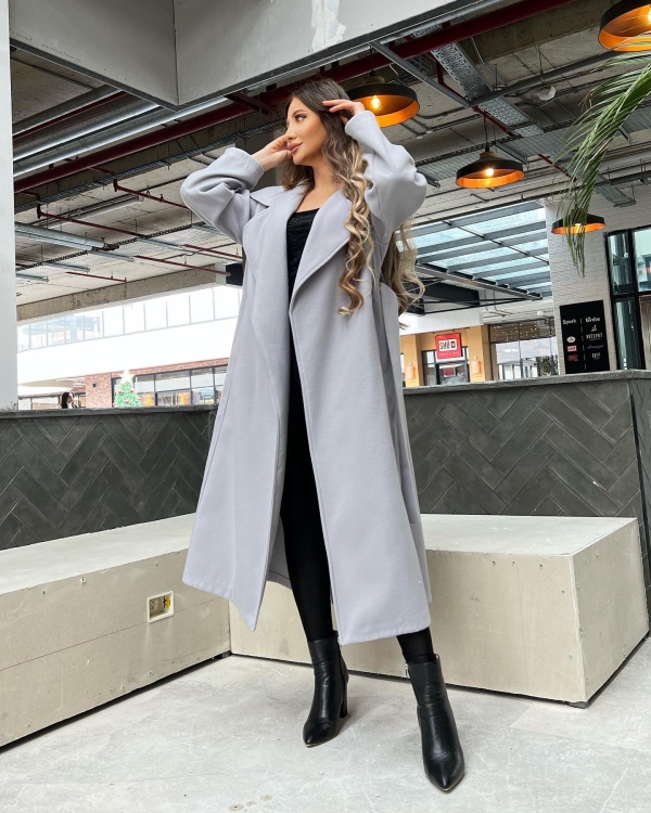 Oversized jacket drop shoulder ( grey) 