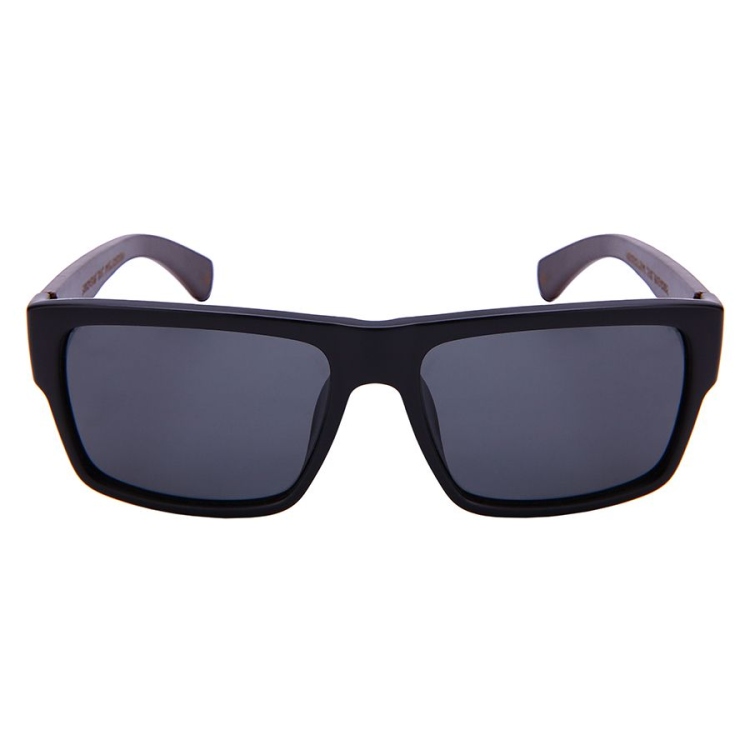  EyeframesInt-THE-11540894BM-P-BAG, Polarized sq Bamboo w/bag Men Sunglasses, Assorted Colors