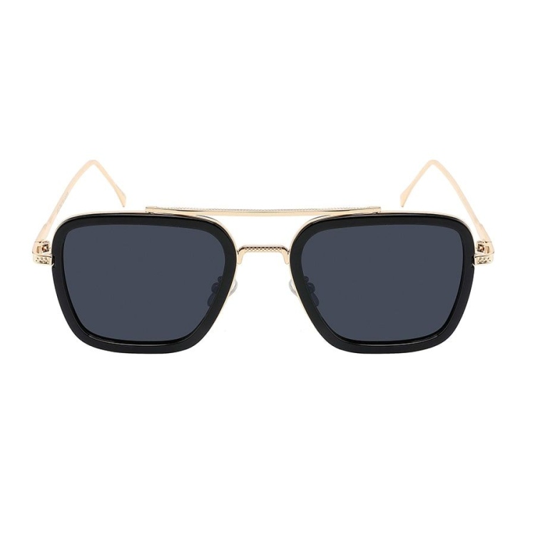 EyeframesInt-THE-1153121-FLP, Polarized men square aviator Sunglasses, Assorted Colors 