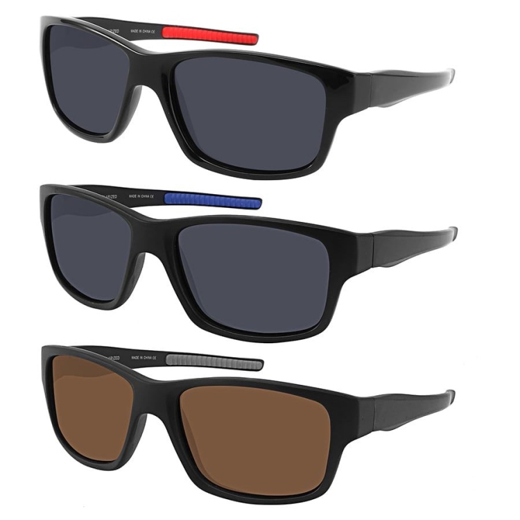 EyeframesInt-THE-11541119-P, Polarized square sports Sunglasses 