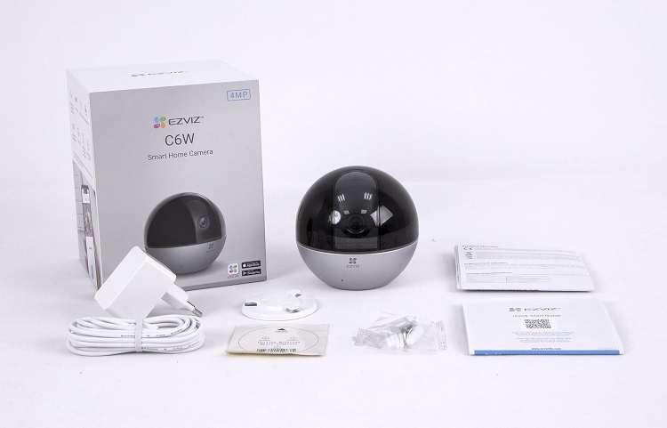 EZVIZ C6W 4MP 2K - SMART WI-FI PAN & TILT CAMERA- SD CARD UP TO 256 GB- TRUE-WDR