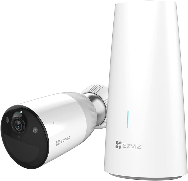 EZVIZ BC1-B1 2MP WI-FI CAMERA KIT  - 2.8MM - 12,900 MAH - 2.4 GHZ WI-FI- IP66 - MICROSD CARDS UP TO 256 GB