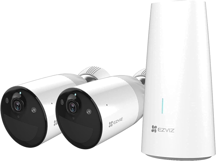 EZVIZ BC1-B2 2MP WI-FI CAMERA KIT - 2.8MM - 12,900 MAH - 2.4 GHZ WI-FI- IP66 - MICROSD CARDS UP TO 256 GB