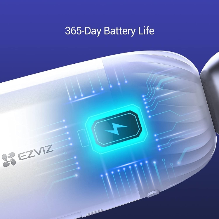 EZVIZ BC1-B3 2MP  WI-FI CAMERA KIT - 2.8MM - 12,900 MAH - 2.4 GHZ WI-FI- IP66 - MICROSD CARDS UP TO 256 GB WI-FI CAMERA KIT - 2.8MM - 12,900 MAH - 2.4