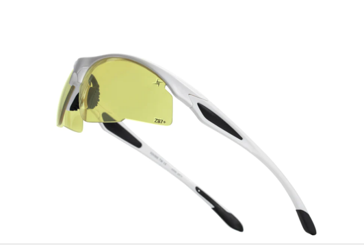 EyeframesInt-XP-11001-1YSD, Photochromic Yellow to Grey Lens Safety Glasses