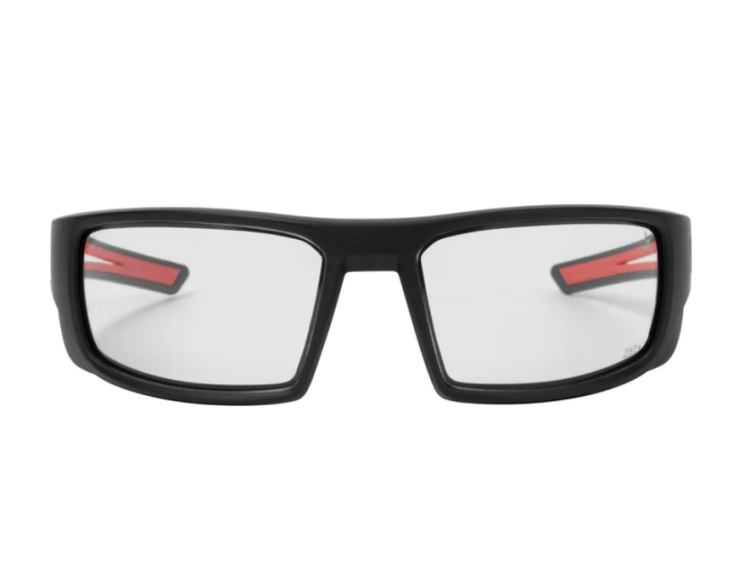 EyeframesInt-XP-11002-PC-CL, Clear Lens Safety Glasses, Assorted Colors 