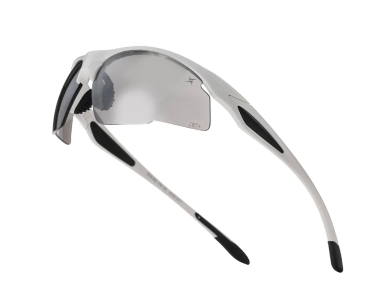 EyeframesInt-XP-11005-PC, Mirror Lens Safety Sunglasses, Assorted Colors