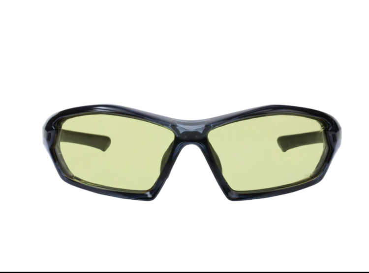 EyeframesInt-XP-11004-PC, Yellow Night Driving Lens  Safety Sunglasses