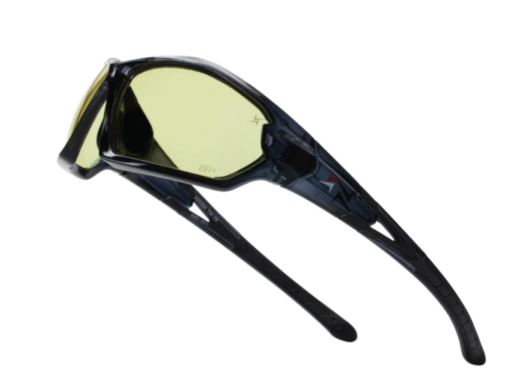 EyeframesInt-XP-11004-PC, Yellow Night Driving Lens  Safety Sunglasses