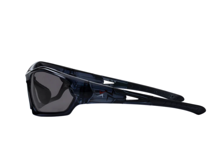 EyeframesInt-XP-11004-PC-1SD, Smoke Lens Safety Sunglasses 