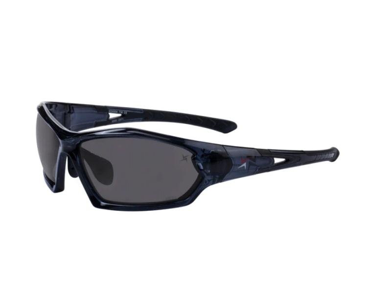 EyeframesInt-XP-11004-PC-1SD, Smoke Lens Safety Sunglasses 