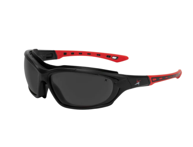 EyeframesInt-XP-11001-PC-2SD, Smoke Lens Safety Sunglasses 