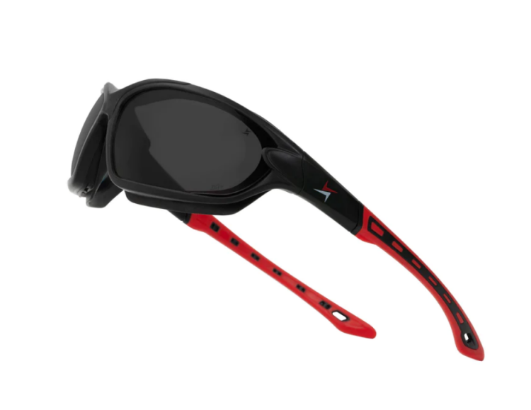 EyeframesInt-XP-11001-PC-2SD, Smoke Lens Safety Sunglasses 