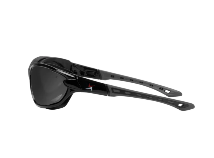 EyeframesInt-XP-11001-PC-1SD, Smoke Lens Safety Sunglasses 