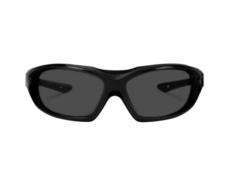 EyeframesInt-XP-11001-PC-1SD, Smoke Lens Safety Sunglasses 