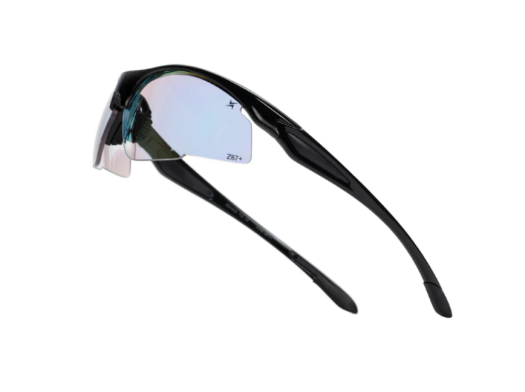 EyeframesInt-XP-11001-2CLBN Photochromi Clear to Brown Lens Safety Glasses