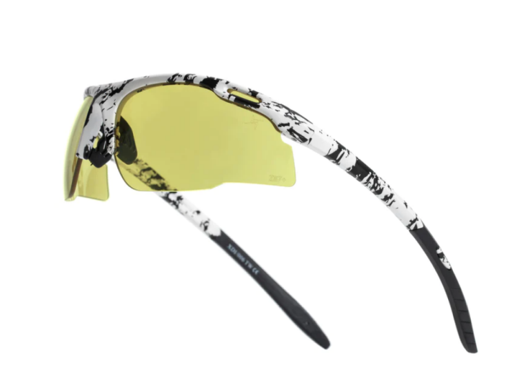 EyeframesInt-XP-11002-1YSD Photochromic Yellow to Grey Lens Safety Glasses