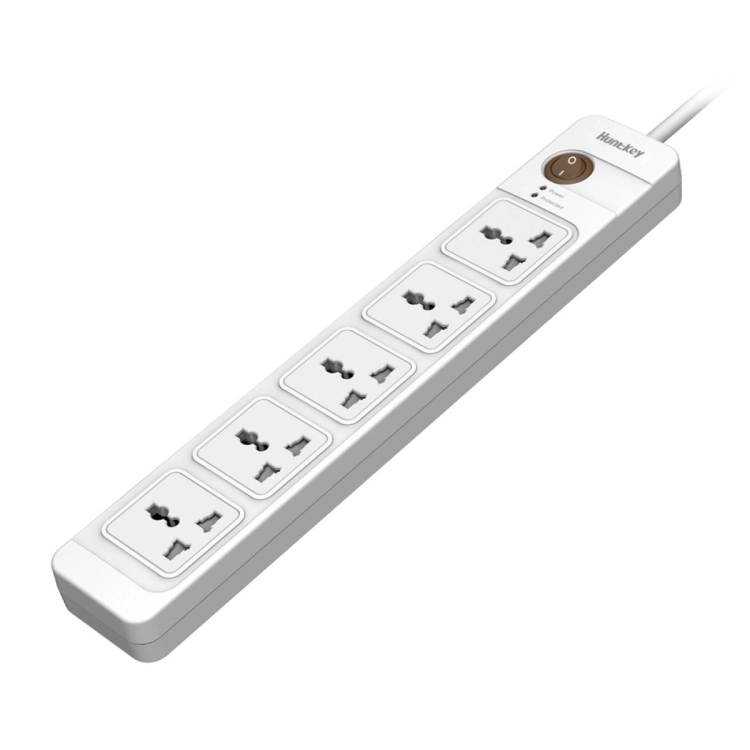 HUNTKEY POWER STRIP 5PORT 5M CABLE 13A SZE501