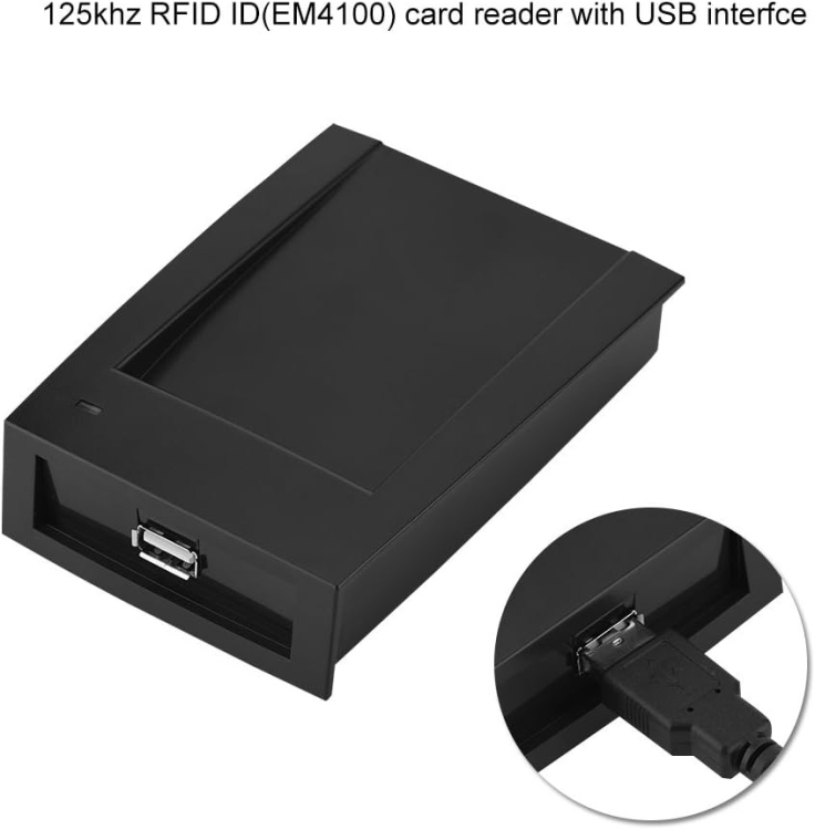 R10 RFID CARD READER USB PLUG AND PLAY FOR 125KHZ/13.56MHZ
