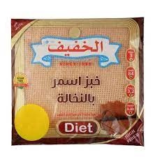 الخبز الخفيف خبز اسمر بالنخاله كبير