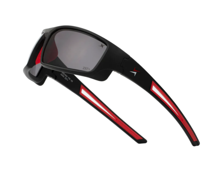 EyeframesInt-XP-11002-PC-SD, Smoke Lens Safety Sunglasses, Assorted Colors