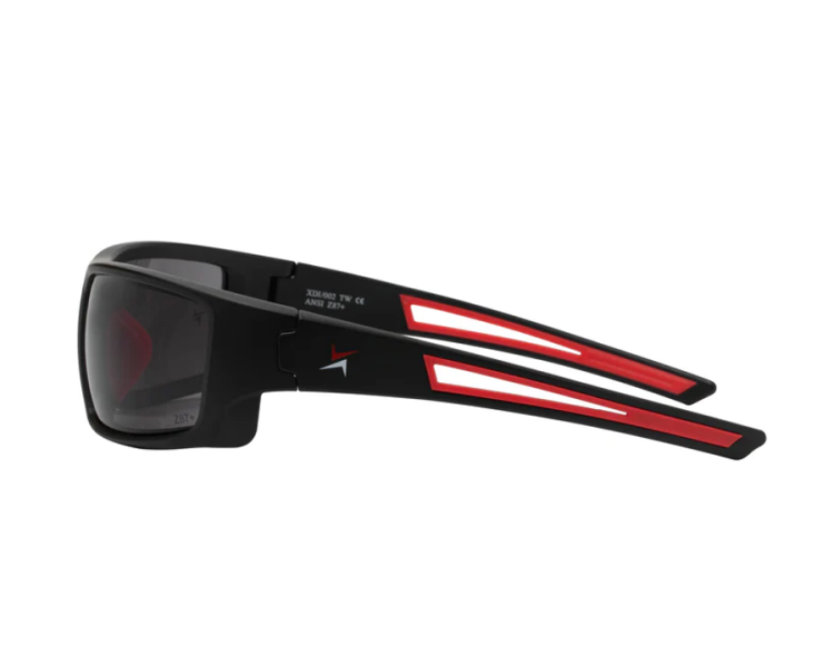 EyeframesInt-XP-11002-PC-SD, Smoke Lens Safety Sunglasses, Assorted Colors