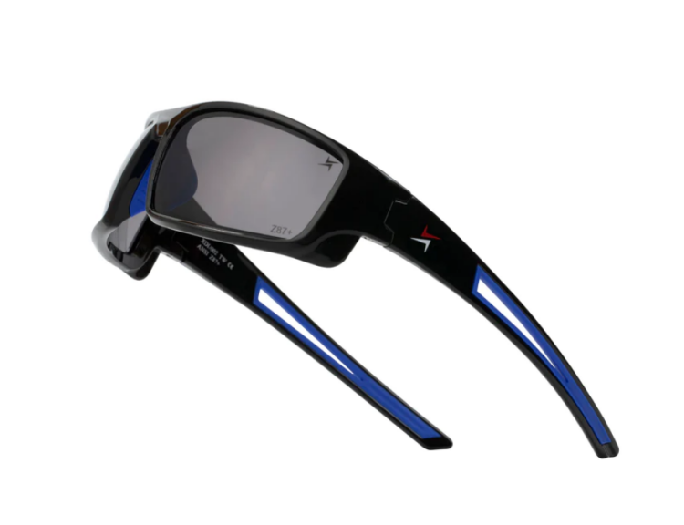 EyeframesInt-XP-11002-PC-SD, Smoke Lens Safety Sunglasses, Assorted Colors
