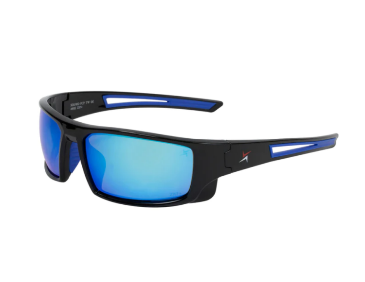 EyeframesInt-XP-11002-PCP, Polarized Mirror Safety Sunglasses, Assorted Colors